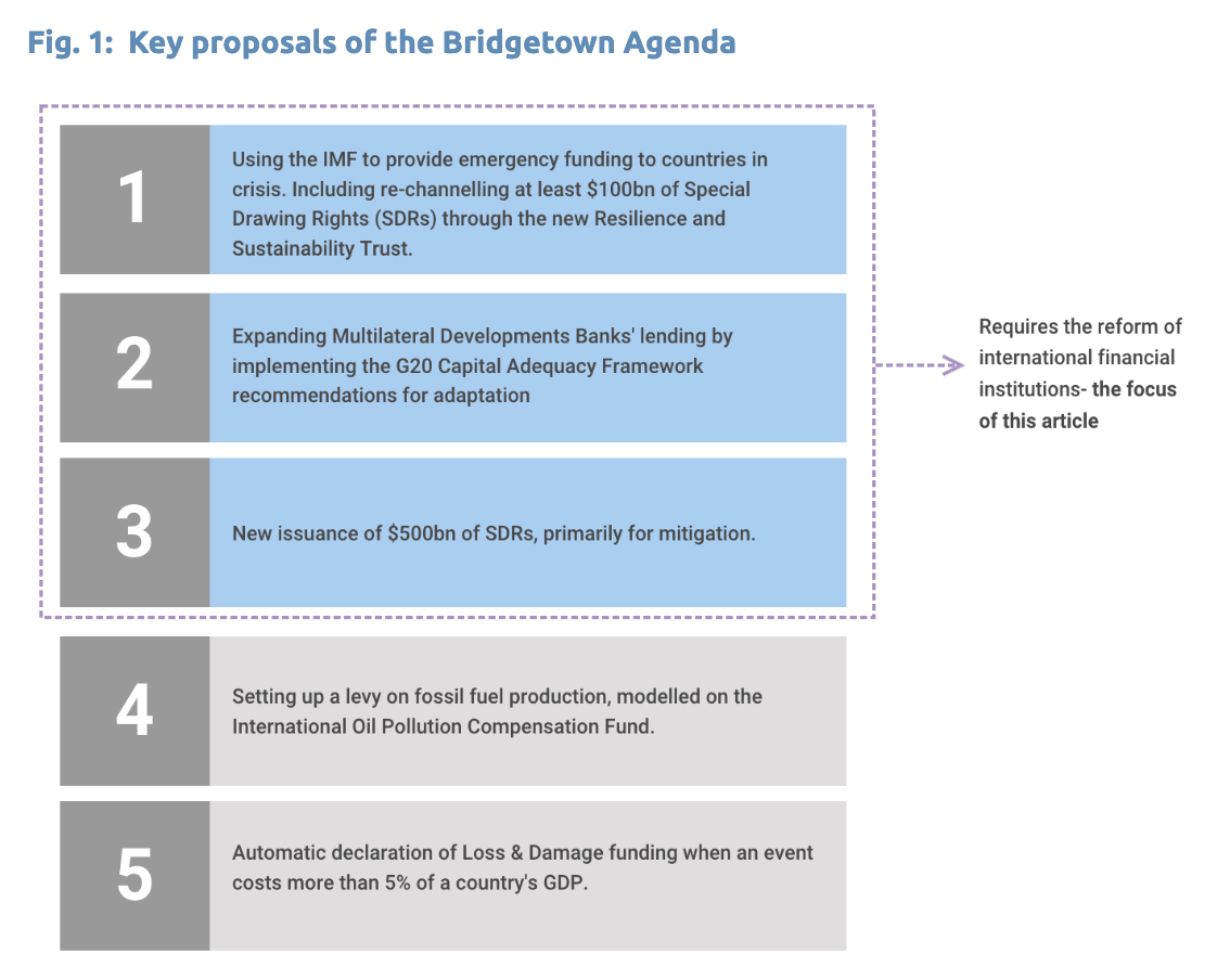 The Bridgetown Initiative, A climate and development plan for